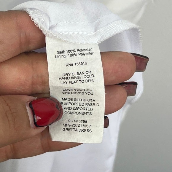 Show Me Your Mumu Gretta mini Dress size Large white cheetah print - Picture 7 of 7